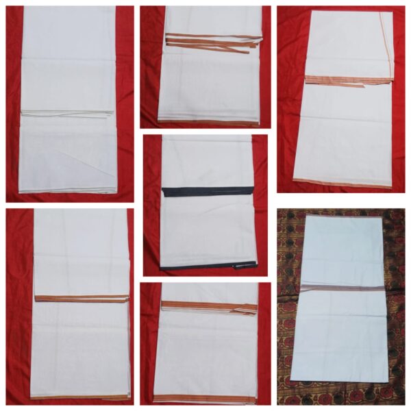Simple Dhoti & Mayur Puchha Dhoti