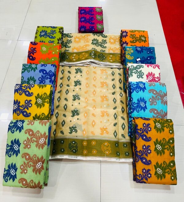 Handloom Jamdani Saree - Image 4